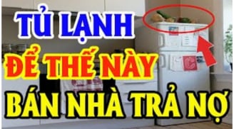 Cứ tiện tay đặt 3 thứ này trên nóc tủ lạnh bảo sao gia chủ làm quần quật cả năm vẫn nghèo