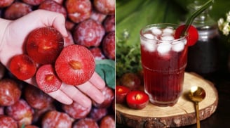 Mận đang vào mùa, tranh thủ làm siro mận, để cả năm vẫn thơm ngon