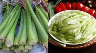 Ngâm dọc mùng trong loại nước này, ăn không bị ngứa, nấu chín vẫn giòn ngon