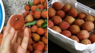 Bảo quản vải thiều theo cách này, để cả năm vẫn tươi ngon, không bị thâm vỏ