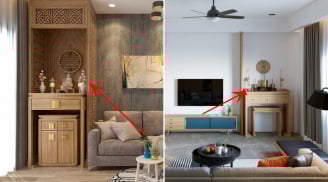 Vị trí tốt nhất đặt bàn thờ ở nhà chung cư, chọn đúng để gia đạo an yên, gia chủ hứng lộc tiền tài