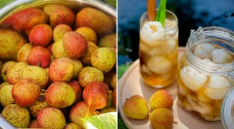 Mẹo làm vải ngâm để pha trà ngon hơn ngoài hàng, để lâu vẫn thơm, không cần chất bảo quản