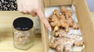 Mua gừng về đừng bỏ tủ lạnh: Làm cách này để được nửa năm không bị teo, thối