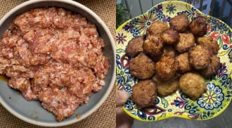 Mẹo ướp thịt chả nướng bằng nồi chiên không dầu: Thơm lừng, mềm ngon, không lo khô