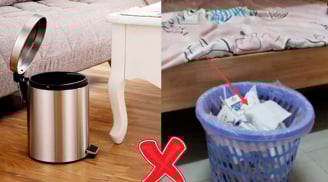 Đặt thùng rác ở vị trí này hút tài lộc: Giàu nứt vách