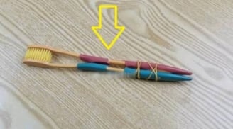 Mẹo dùng 2 bàn chải cũ buộc lại: Giải quyết gọn 5 vấn đề ai cũng từng gặp trong nhà