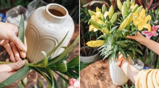 Thêm thứ này vào nước cắm hoa, hoa để cả tuần vẫn tươi rói, bất chấp trời nắng nóng