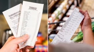 Cảnh báo: Hóa đơn mua hàng có thể chứa hóa chất, chỉ cầm trên tay cũng có nguy cơ nhiễm độc