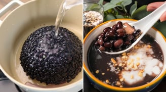 Nấu chè đậu đen, chè đậu đỏ, làm thêm bước này, hạt đậu nhanh bở bùi, không cần nồi áp suất
