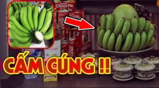 Có nên nên ghép 2 nải chuối để thắp hương không?