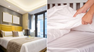 Vì sao khi trả phòng nhà nghỉ, khách sạn, không nên gấp gọn chăn gối?