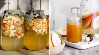 Bí quyết tự làm giấm táo tại nhà, vừa ngon rẻ, vừa an toàn