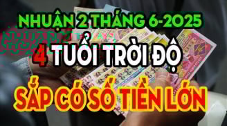 Hiếm có: Đúng tháng 6 nhuận 4 con giáp Thuận Nước Đẩy Lên, giàu sang đỉnh nóc