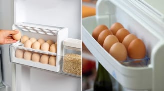 Người thông minh không để trứng ở cánh cửa tủ lạnh: Đây mới là vị trí tốt nhất trong tủ để bảo quản trứng