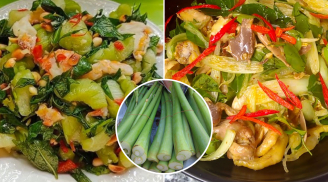 Mẹo làm nộm dọc mùng giòn mát, lạ miệng, ăn không bị ngứa