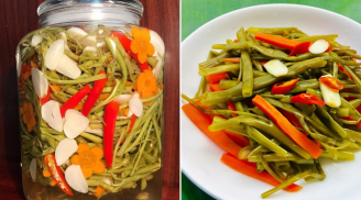 Mẹo làm rau muống muối chua giòn ngon, thanh mát