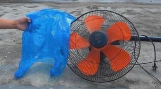 Mẹo làm sạch bong quạt điện chỉ trong vòng 1 phút, mà không cần tháo rời