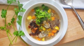 Cách làm món Súp gà nấm hương siêu đơn giản, lại thơm ngon, bổ
