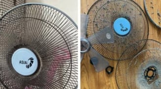Mẹo vệ sinh quạt sạch bong chỉ trong 1 phút, không cần tháo lắp, ai cũng làm được