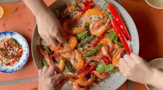 Cách làm món tôm rang muối hột đang 'hot trend', nhìn là thèm