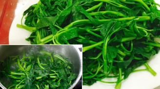 Cách luộc rau xanh mướt, giòn ngon, không bị nát: 6 mẹo cực dễ áp dụng