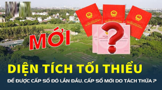 Đất tối thiểu bao nhiêu mét vuông mới được cấp Sổ đỏ?