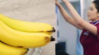 Bí mật ít ai biết: Vì sao tiếp viên hàng không luôn mang theo 1 quả chuối khi bay? Không phải để ăn!