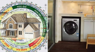 Vị trí đặt máy giặt hợp phong thủy, tránh vận xui, hút tài lộc