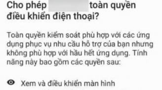 Phát hiện 2 từ này trên điện thoại? Cẩn thận, bạn có thể đang bị hack!