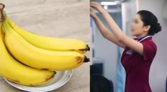 Vì sao tiếp viên hàng không thường mang theo 1 quả chuối trên máy bay? Họ ăn hay để làm gì?