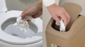 Giấy vệ sinh: Bỏ thùng rác hay xả bồn cầu – Chuyên gia chỉ ra thói quen nhiều người đang làm sai