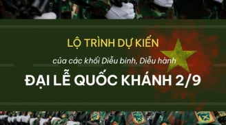 Lộ trình dự kiến của các khối diễu binh, diễu hành dịp lễ Quốc khánh 2/9/2025: Chi tiết cung đường đi qua