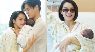 Quỳnh Lương chia sẻ hình ảnh rõ mặt em bé mới sinh nhưng vội xóa đi vì lý do này