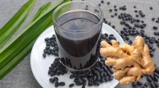 Uống nước đỗ đen rang nên bỏ thêm gừng, có 4 lợi ích tuyệt vời mà nhiều người chưa biết