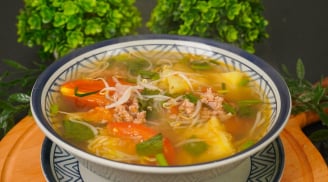 Cách nấu canh chua thịt băm ngon