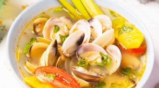 Cách nấu canh ngao chua ngon tại nhà