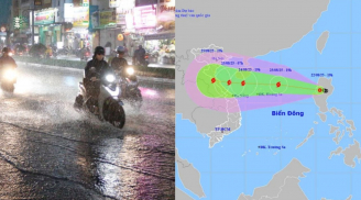 Chú ý thời tiết hôm nay: Bão trên biển Đông rất mạnh, cảnh báo vùng mưa dông rất to