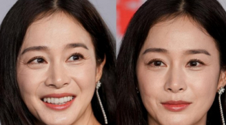 Kim Tae Hee chấp nhận lão hóa, làn da U50 ra sao dưới ống kính truyền thông?