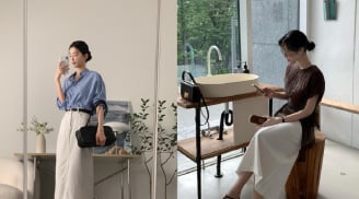 10 gợi ý phối đồ với chân váy dài, dành riêng cho những ai yêu thích sự tối giản