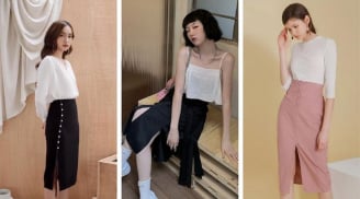 Bật mí 4 công thức mix váy xẻ tà quyến rũ đầy phong cách