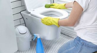 Mẹo làm sạch bồn cầu siêu đơn giản chỉ với lõi giấy vệ sinh và giấm
