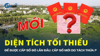 Năm 2025, diện tích tối thiểu để được cấp sổ đỏ là bao nhiêu? Quy định mới nhất