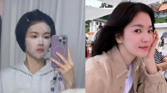 Song Hye Kyo áp dụng tuyệt chiêu này để dưỡng da cấp tốc trước giờ ghi hình