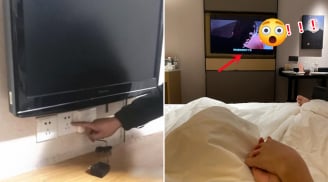 Nhận phòng nhà nghỉ, khách sạn cần rút phích cắm tivi, vì một lý do cực kỳ quan trọng