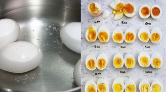 Mẹo hay luộc trứng Tránh Nứt Vỏ, dễ bóc và Cách Căn Thời Gian Chín Chuẩn Xác
