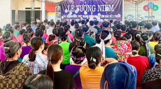Xúc động lễ tưởng niệm 1 năm ngày mất của 67 nạn nhân vụ thảm họa Làng Nủ