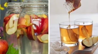 Cách làm giấm táo đơn giản tại nhà: Làm thức uống ngon miệng, tốt cho sức khoẻ lại giảm cân an toàn