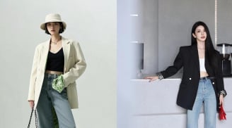 Công thức blazer + quần jeans đẹp bất bại cho nàng nâng cấp vẻ ngoài sành điệu