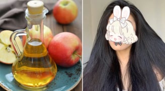 Cách dùng giấm táo giúp tóc bóng mượt, giảm rụng, kích thích móc tóc