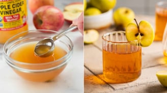 Cách pha nước giấm táo không hại dạ dày, giúp giảm cân, giảm mỡ bụng